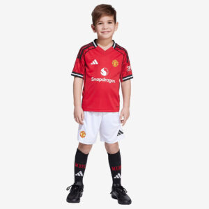 Conjunto Infantil Adidas Manchester United 2025/26 Torcedor