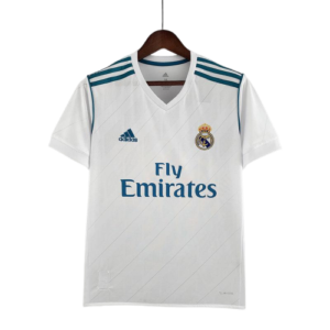 Camisa Retrô Real Madrid I Home Adidas 2017/18 Masculino Branca