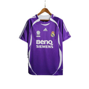 Camisa Real Madrid Away 2006/07 Adidas Retrô - Roxa