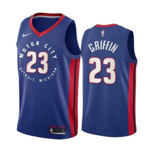 Regata NBA Detroit Pistons City Edition 20/21 Nike Authentic Swingman Griffin 23 - Azul