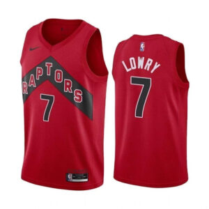 Regata NBA Toronto Raptors Icon Edition 20/21 Nike Swingman Authentic Lowry 7 - Vermelha