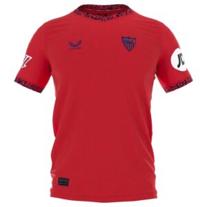 Camisa Sevilla Away 24/25 s/n° Torcedor Masculino - Vermelha