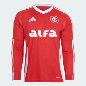 Camisa Adidas Internacional Manga Longa 2025/26 I Com Patrocínios