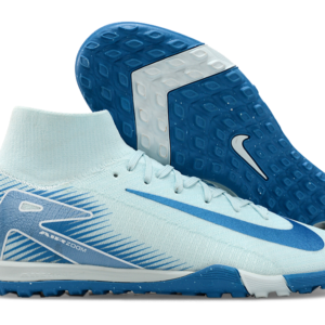 Chuteira Society Nike Air Zoom Mercurial Superfly 10 Elite TF - Azul