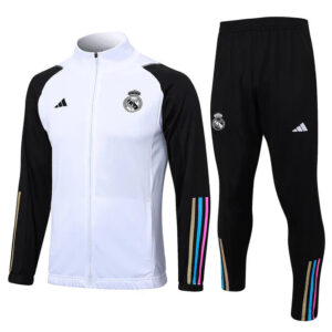 Conjunto Real Madrid 2023/24 - Branco/Preto