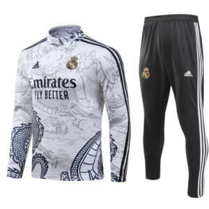 Conjunto Treino Real Madrid Dragon 23/24 - Branco