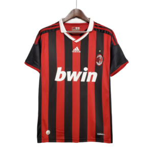 Camisa Retrô Milan I Adidas 2009/10 Vermelho e Preto