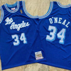 Regata NBA Orlando Magic Retrô 1996-1997 Mitchell & Ness Authentic O' Neal 34 - Azul