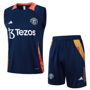 Conjunto Regata Manchester United 2024/25 - Azul Escuro
