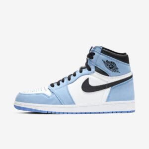 Tênis Air Jordan 1 High "UNC University Blue" Masculino Azul