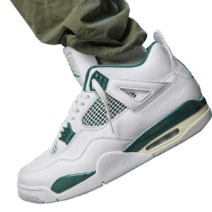 Tênis Air Jordan 4 "Oxidized Green" Masculino Branco / Verde