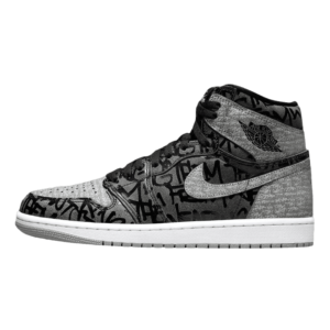 Tênis Air Jordan 1 High "Rebellionaire" Masculino Preto / Cinza