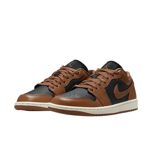 Tênis Air Jordan 1 Low "Archaeo Brown" Preto / Marrom - Imagem 2