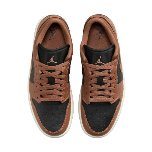 Tênis Air Jordan 1 Low "Archaeo Brown" Preto / Marrom - Imagem 3