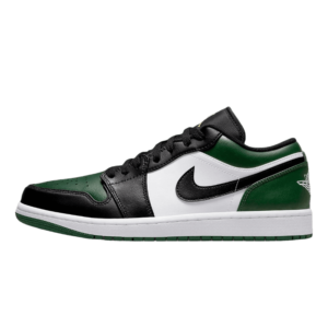 Tênis Air Jordan 1 Low "Green Toe" Preto / Verde