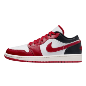 Tênis Air Jordan 1 Low "White Gym Red" Masculino Vermelho