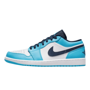 Tênis Air Jordan 1 Low "UNC 2021" Azul