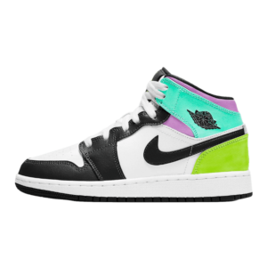 Tênis Air Jordan 1 Mid "Pastel Black Toe" Feminino