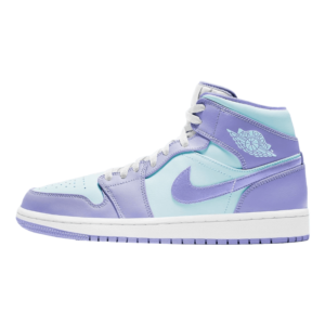 Tênis Air Jordan 1 Mid "Purple Aqua" Masculino Azul / Roxo
