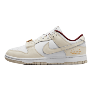 Tênis Dunk Low Just Do It "White Phantom" Feminino Branco