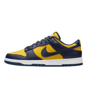 Tênis Dunk Low "Michigan" Masculino Azul / Amarelo