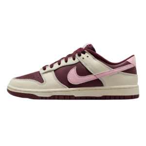 Tênis Dunk Low Premium "Valentine's Day" Masculino Branco / Vinho