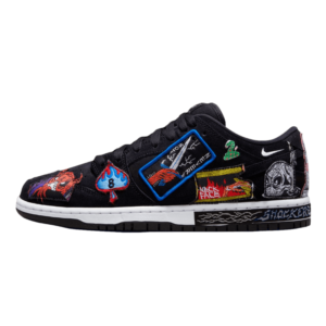 Tênis Dunk Low Pro SB x Neckface 'Black' Masculino Preto