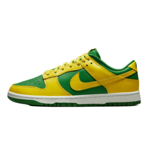 Tênis Dunk Low "Reverse Brazil" Masculino Amarelo / Verde