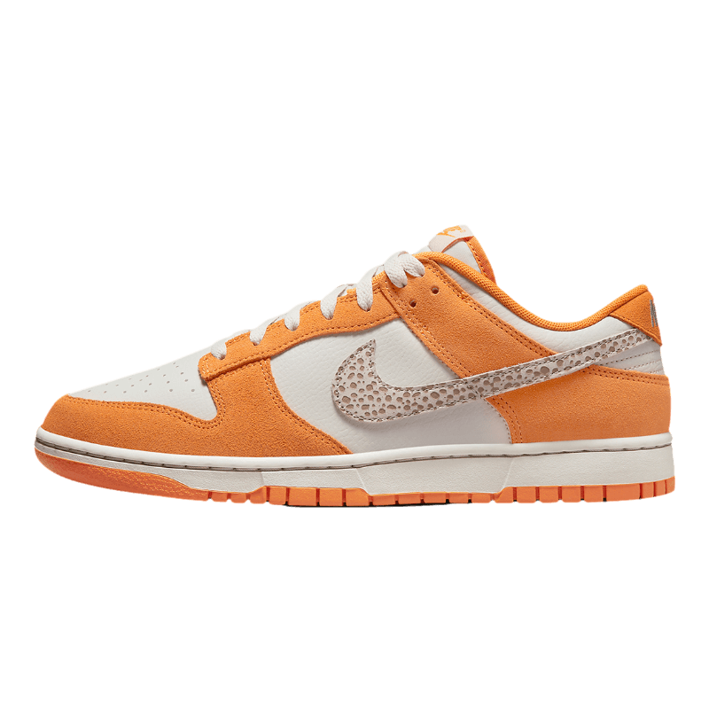 Tênis Dunk Low Safari "Swoosh Kumquat" Masculino Laranja