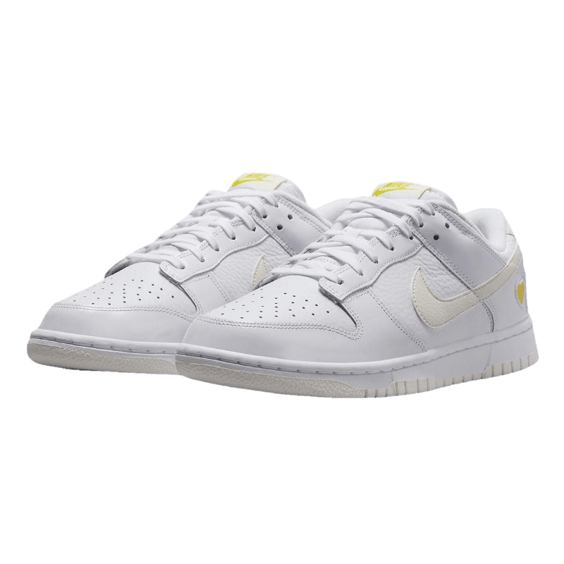 Tênis Dunk Low Valentine's Day "Yellow Heart" Masculino Branco - Imagem 2