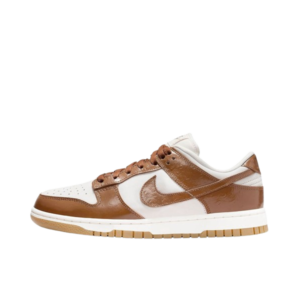 Tênis Dunk Low LX Brown Ostrich Marrom