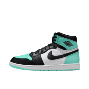 Tênis Air Jordan 1 High OG "Green Glow" Masculino Preto / Verde