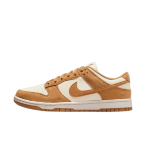Tênis Dunk Low "Flax Suede" Marrom