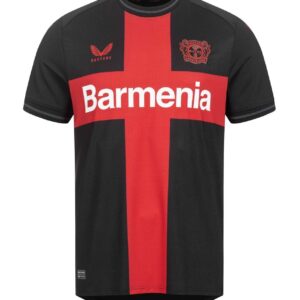 Camisa Bayer Leverkusen Home 23/24 s/n° Torcedor Castore Masculina - Preta