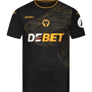 Camisa Wolverhampton Away 24/25 s/n° Torcedor Sudu Masculina - Preta