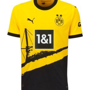 Camisa Borussia Dortmund Home 23/24 s/n° Torcedor Puma Masculina - Amarela