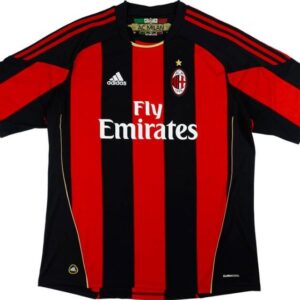 Camisa I Adidas Milan 2010/11 - Retrô