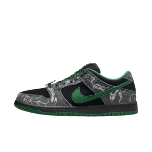 There x Nike SB Dunk Low Pro Anthracite and Gorge Green