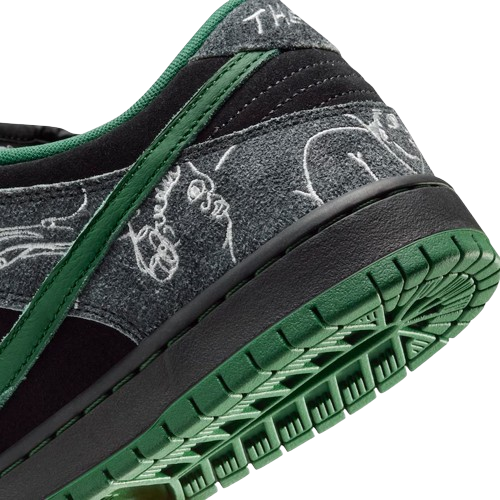 There x Nike SB Dunk Low Pro Anthracite and Gorge Green - Imagem 6