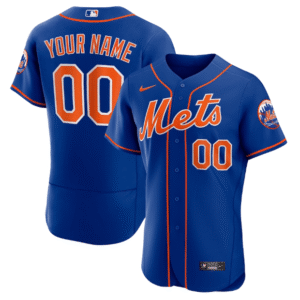 Jersey New York Mets Azul Authentic