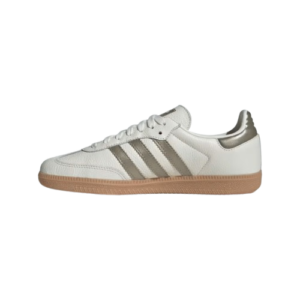 Tênis adidas Samba OG "Off White Cyber Metallic" Feminino Branco