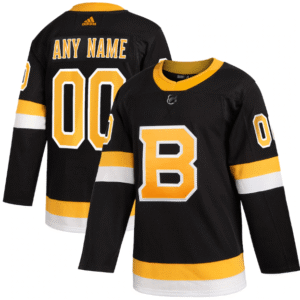 Camisa NHL Boston Bruins Jersey Preta Alternativa
