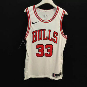 Regata NBA Chicago Bulls Icon Edition Nike Authentic Pippen 33 - Branca