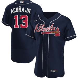 Jersey Atlanta Braves Azul Authentic