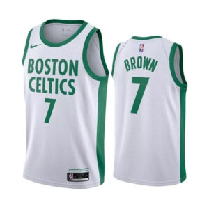 Regata NBA Boston Celtics Nike Authentic Brown 7 - Branca e Verde
