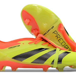 Chuteira Adidas Predator Elite Tongue FG - Amarela e Laranja