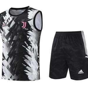 Kit de treino Juventus 23/24 - Branco/Preto I