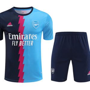 Kit Treino Arsenal II 23/24 - Azul Claro/Preto
