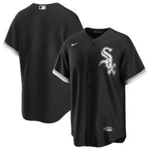 Camisa MLB Chicago White Sox Jersey Preta Torcedor