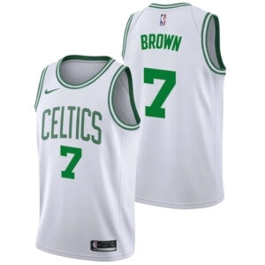 Regata NBA Boston Celtics Nike Authentic Brown 7 - Branca